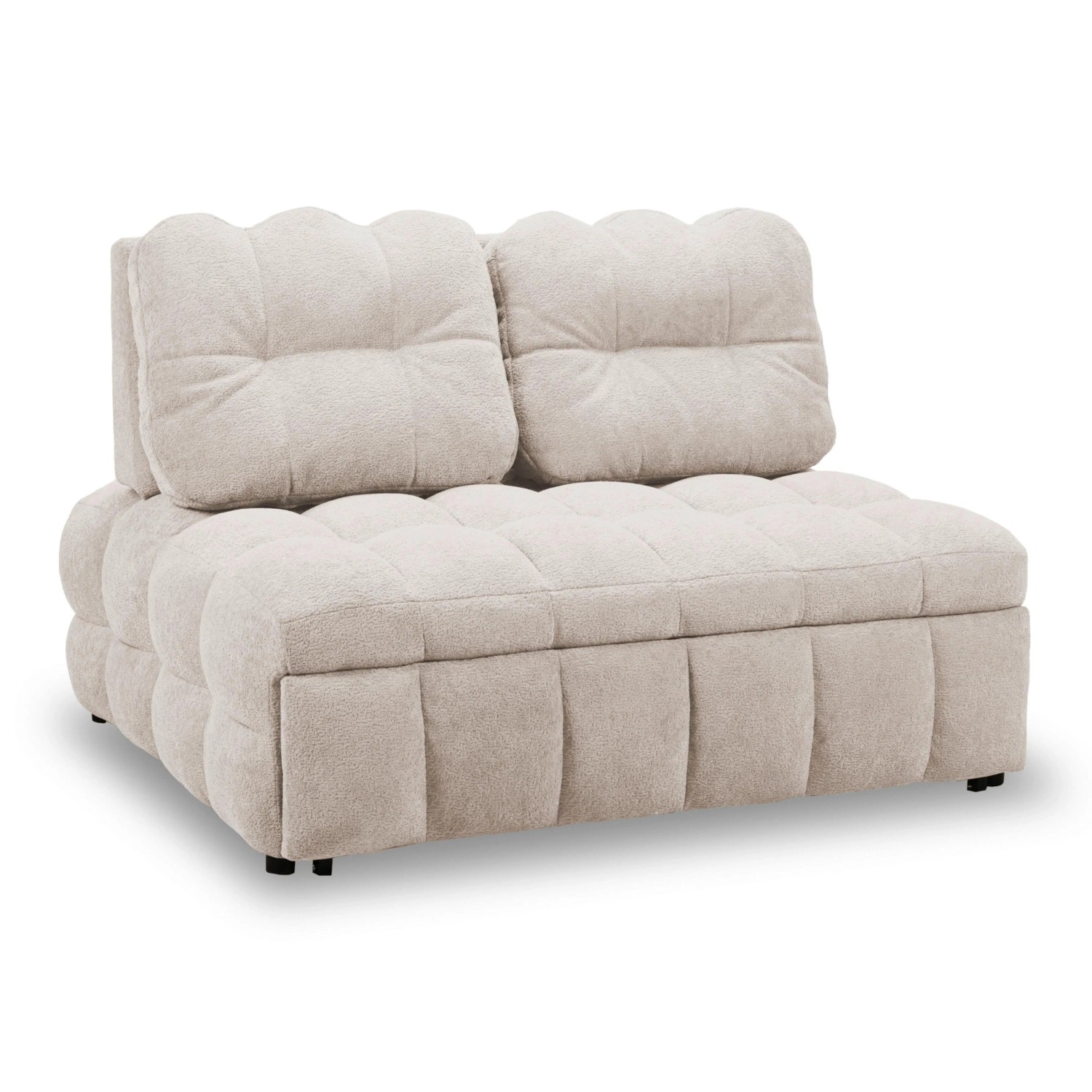 Bessagi Home Schlafsofa Liara Webstoff Beige