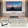 Tectake Beamer Leinwand Cinema Für 4K Hd Ultra Hd und Full Hd Gain Faktor 1 0 Wand Oder Deckenmontage 186 x 105 cm Weiß_2