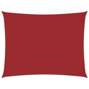 vidaXL Sonnensegel Oxford-Gewebe Rechteckig 4x5 m Rot 135656
