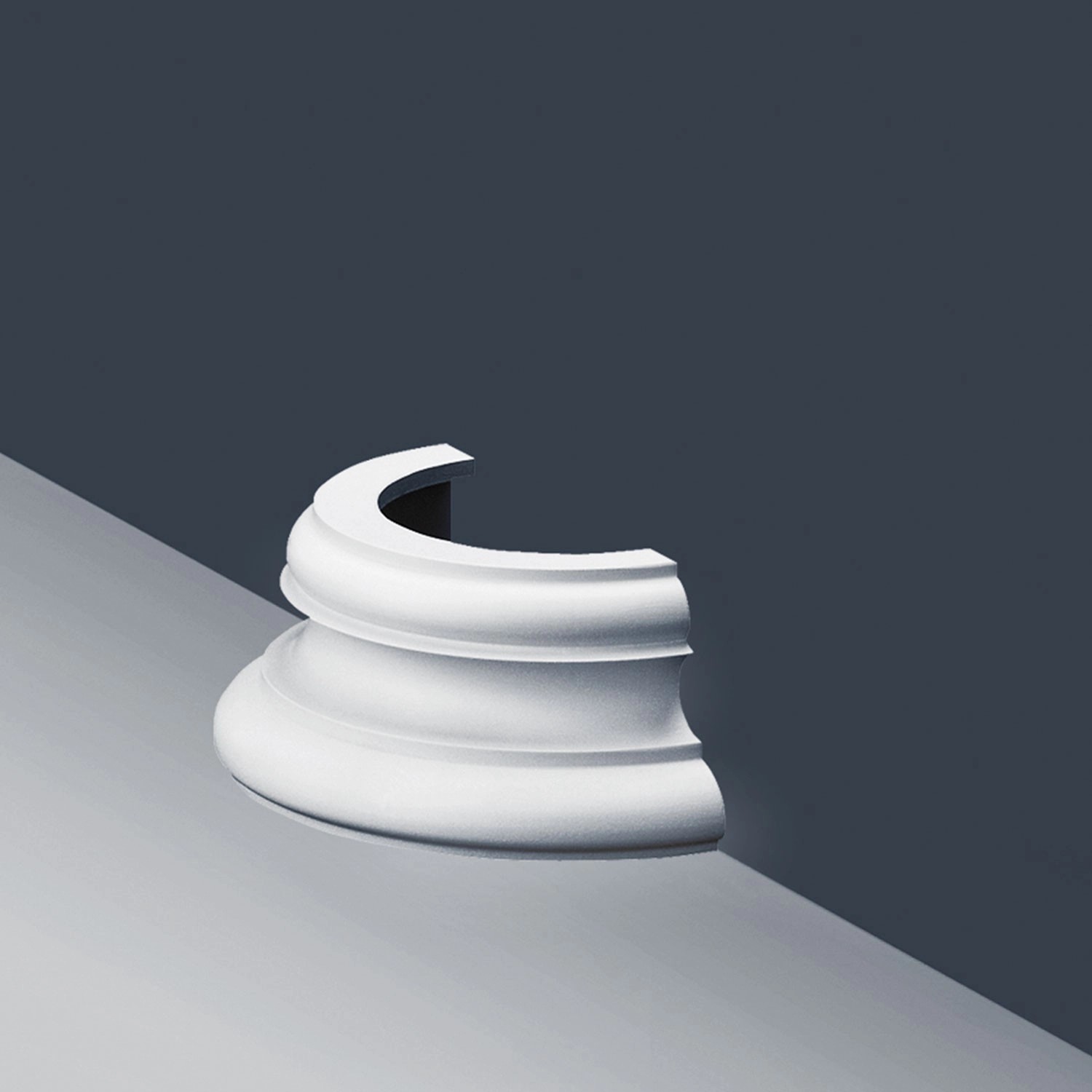 ORAC DECOR K1151 LUXXUS halber Sockel für Stuck Halbsäule Wand-Dekor-Elemen günstig online kaufen