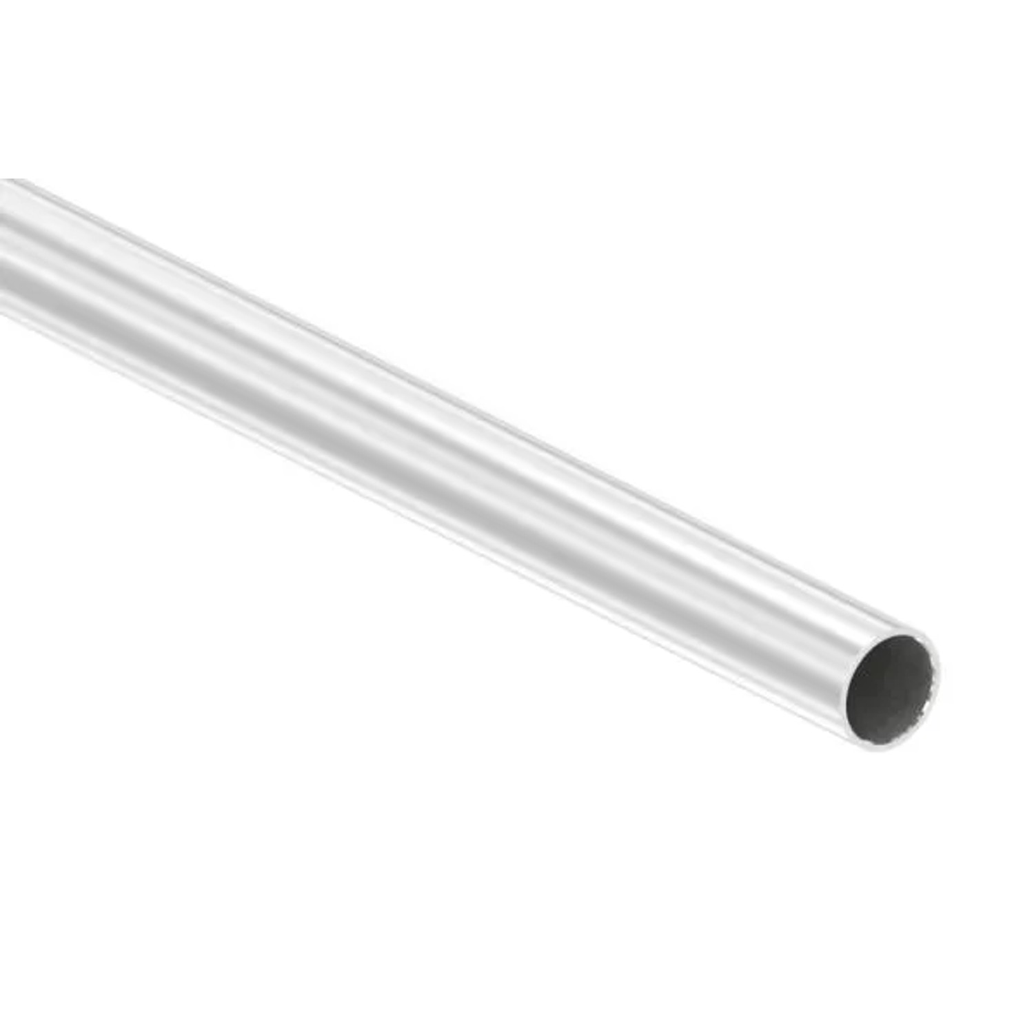 FeNau Edelstahlrohr Edelstahl V2A Ø 33,7 X 2,5 mm L 6000 mm Geschliffen Korn 240
