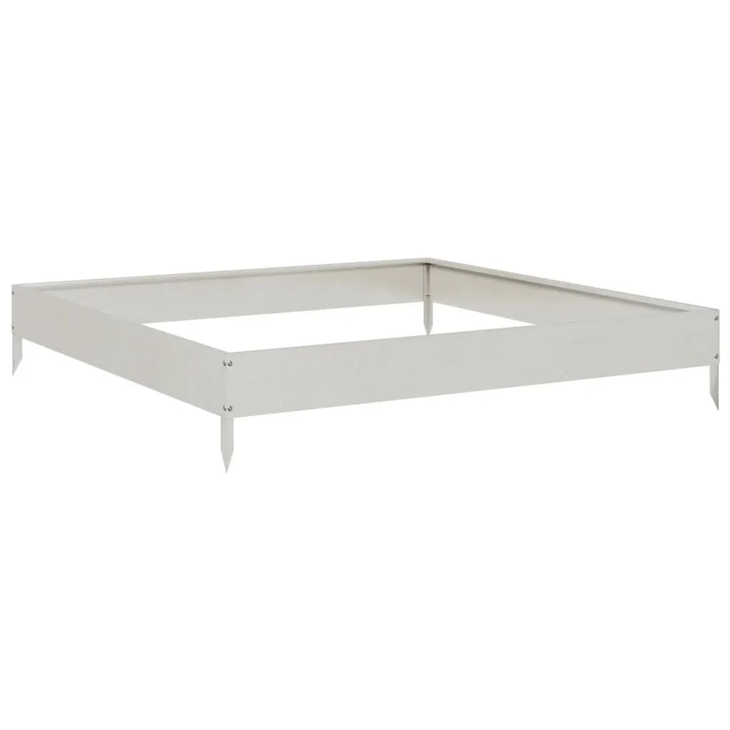 Thumbnail - vidaXL Hochbeet 100x100x18,5 cm Edelstahl 851014