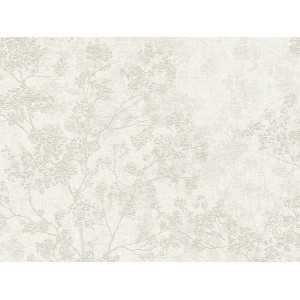Beige Vliestapete mit floralem Muster im Zen-Stil von A.S. Création New Walls.