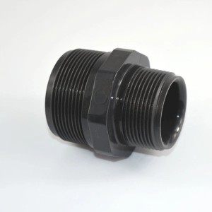 Cepex PVC Reduziernippel, 2 Zoll x 1 1/2 Zoll, aus schwarzem Kunststoff für HT-Rohre.