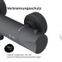 Schwarze AM.PM Thermostat-Duscharmatur Hit aus Messing mit Verbrühschutz.