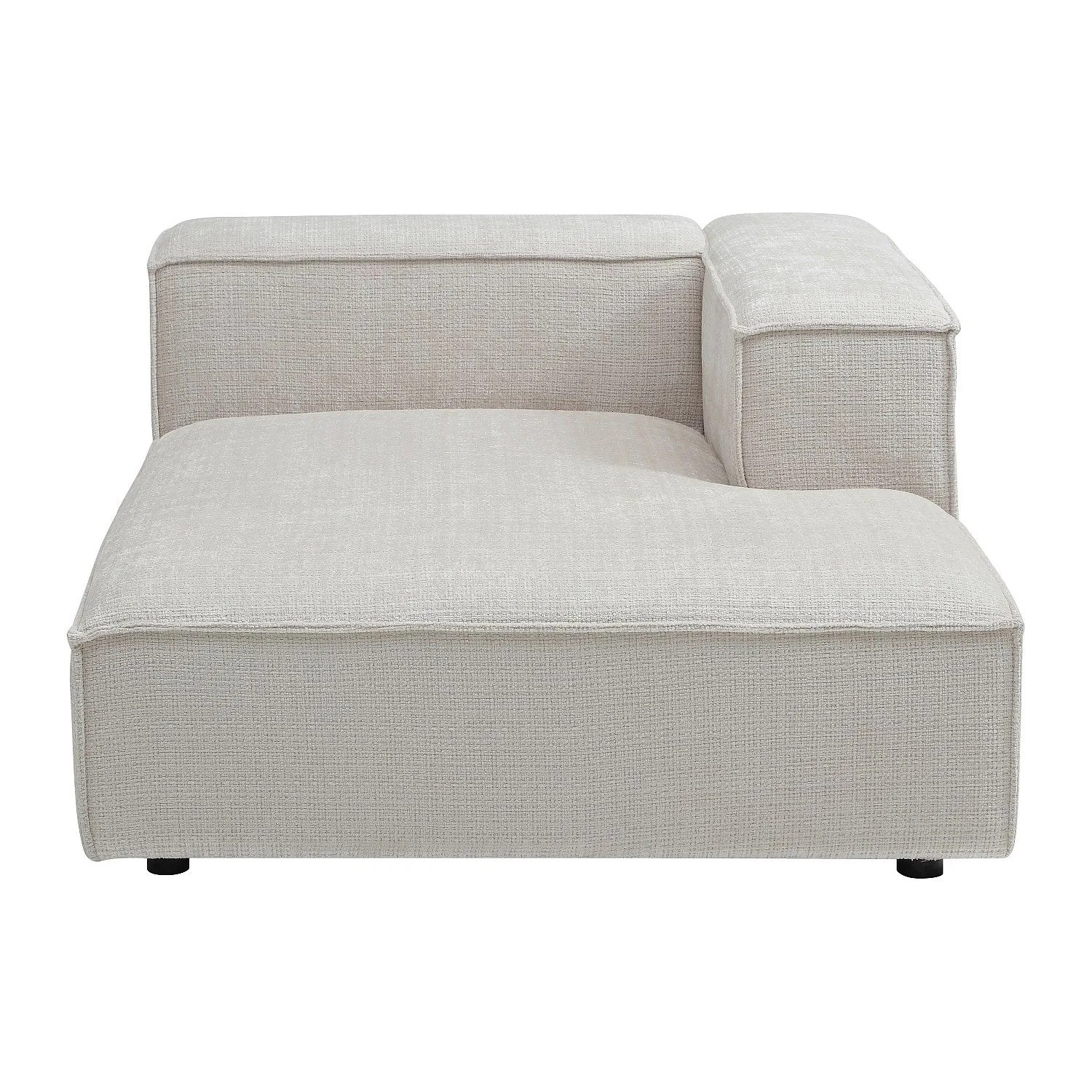 Vente-unique Recamiere Ohne Schlaffunktion Ruzolo Beige 120 cm