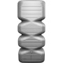 Garantia Gartentank Cubus 700 l in Betongrau mit Wasserhahn für die Gartenbewässerung.