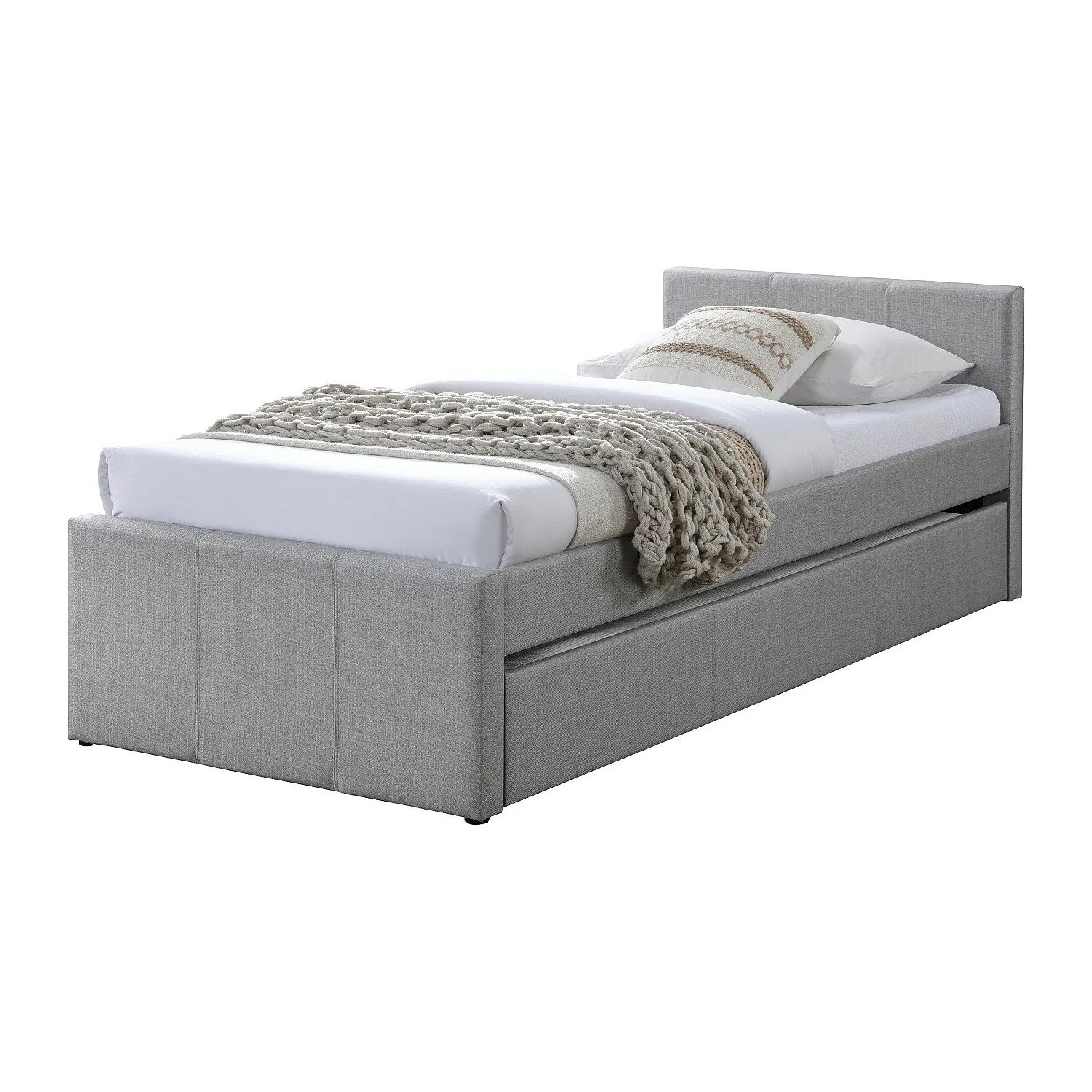 Vente-unique Bettrahmen Doritalo Grau 208.5 cm