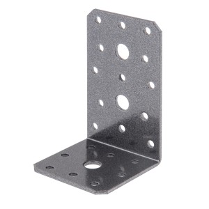 Alberts Duravis Winkelverbinder, 100x60x60 mm, Schwarzdiamant, Duplexbeschichtung, Stahl Winkel.