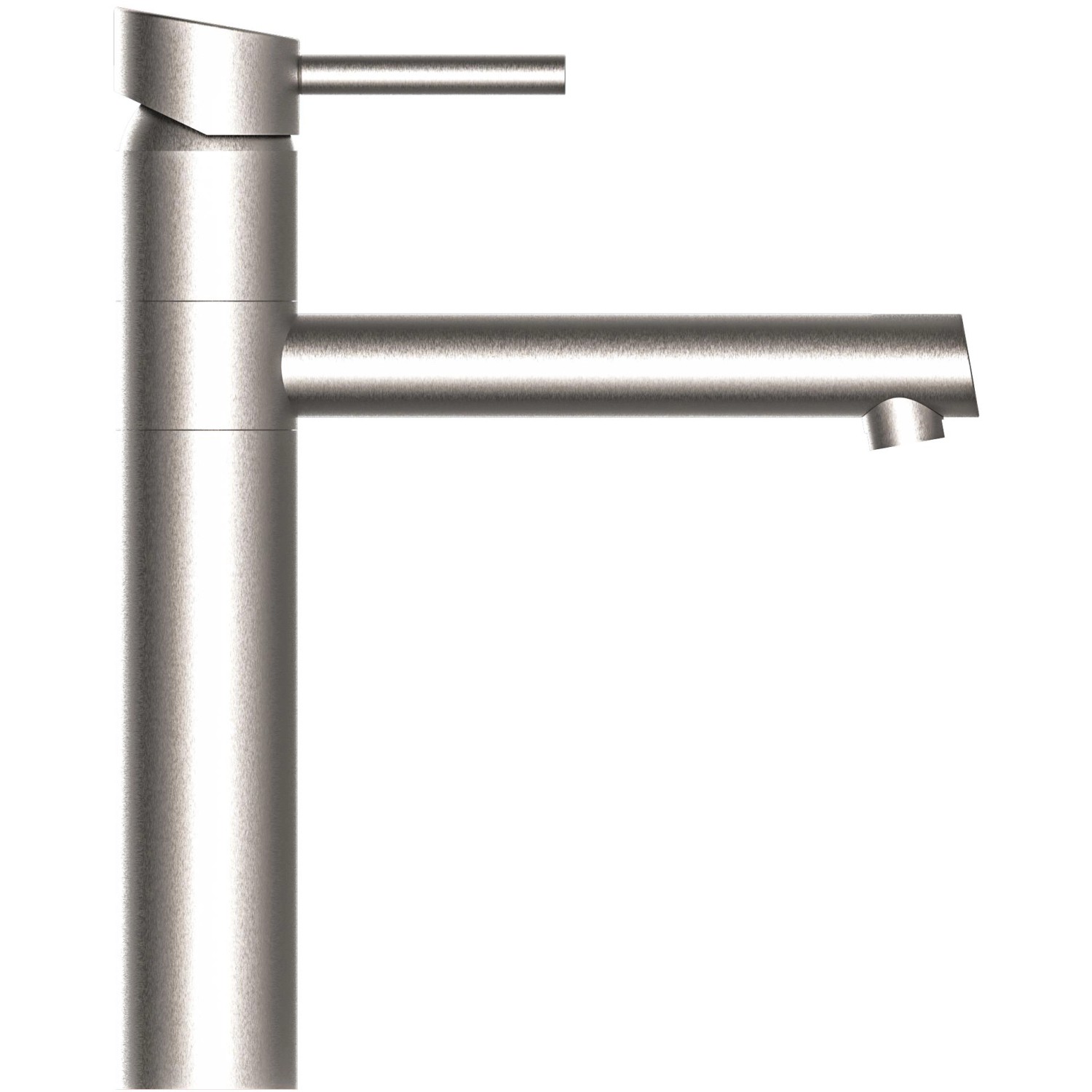 Schütte Massive Spültischarmatur aus Edelstahl, Einhebelmischer für die Küche.