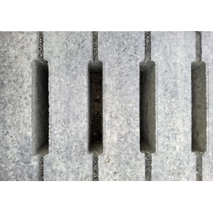 EHL Rasenstein Modern 49,5 cm x 24,7 cm x 8 cm Grau-Anthrazit