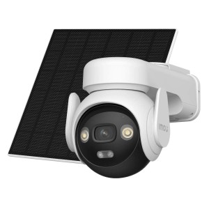 IMOU Überwachunskamera AOV PT Batteriebetriebene 5 MP 4G und WLAN-Kamera mit  Intelligentem Tracking Inklusive Solarpanel