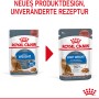 Royal Canin Light Weight Care Katzenfutter Soße, 85g Beutel, Vorher-Nachher-Design.