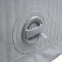 Detailaufnahme: Grauer MCW Whirlpool N97, aufblasbarer Pool mit Ventil.