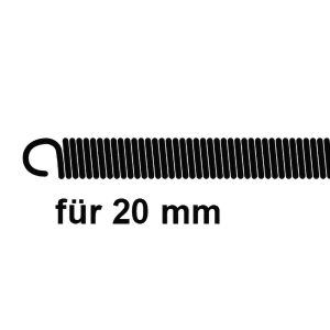 Kirchhoff Innenbiegefeder, 20 mm, für Mehrschichtverbundrohre zum Biegen ohne Knicken.
