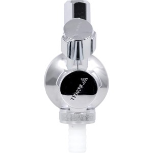 Schell Geräte-Kombi-Eckventil 1/2 Zoll, verchromt, mit Geräteanschluss für Wasch- oder Spülmaschine.