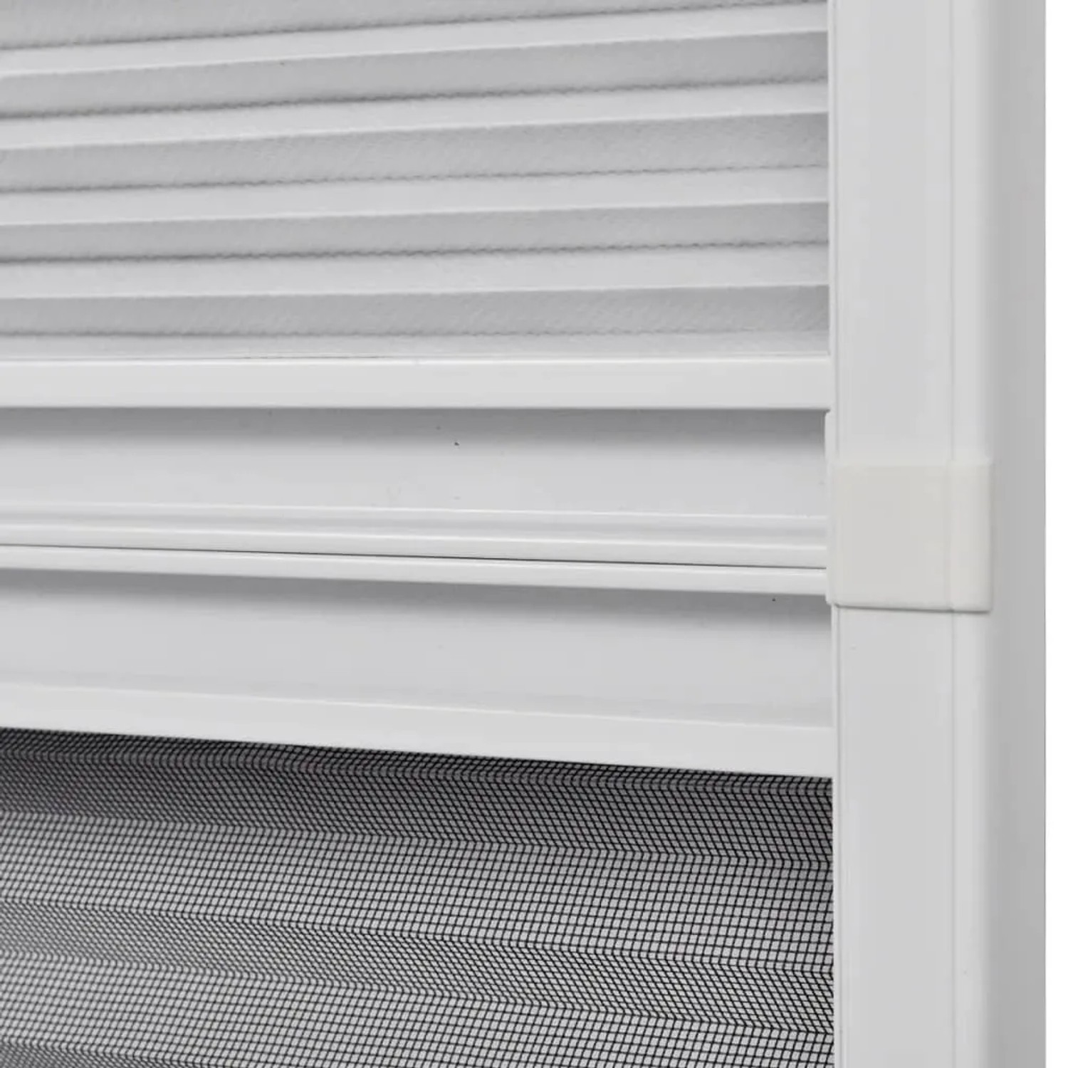 vidaXL Insektenschutz-Plissee für Fenster Jalousie Aluminium 60x80 cm 142615_6