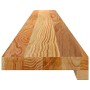 vidaXL Fensterbänke 2 Stk Hellbraun 140x15x2 cm Massivholz Eiche 4009131_5