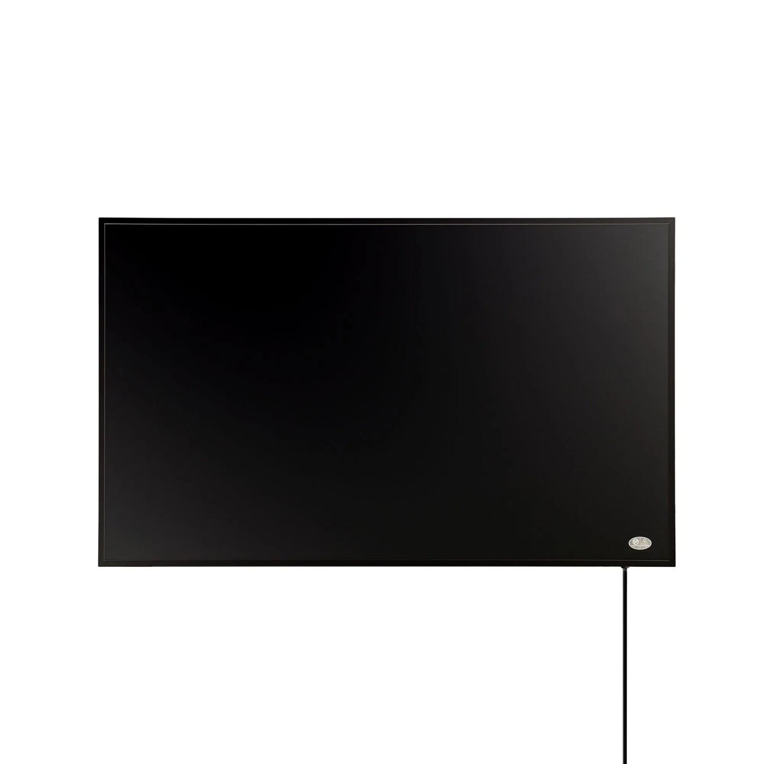 Könighaus Infrarotheizung Black Edition 450 W Kabelausgang Quer Links