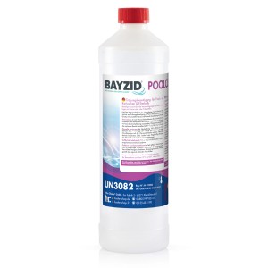 Flasche Bayzid Poolclear Trübungsbeseitigung für Poolfilter, 1 Liter.
