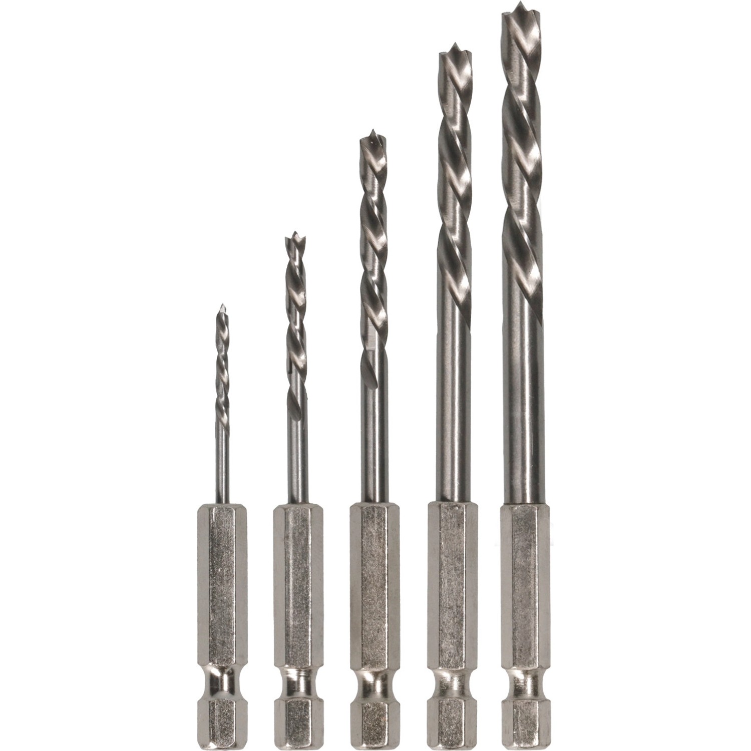 Bosch Holzbohrer-Set mit Sechskantschaft 5-teilig Ø 2 mm - 6 mm günstig online kaufen