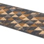 Astra Sauberlaufmatte Miabella mit Dreiecken in Grau-Braun, 50x150 cm, für den Innenbereich.