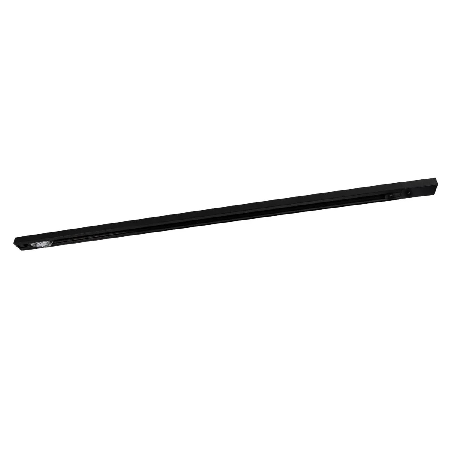 QAZQA 1 Meter Schwarze Schiene für 1-phasige Schiene Iconic