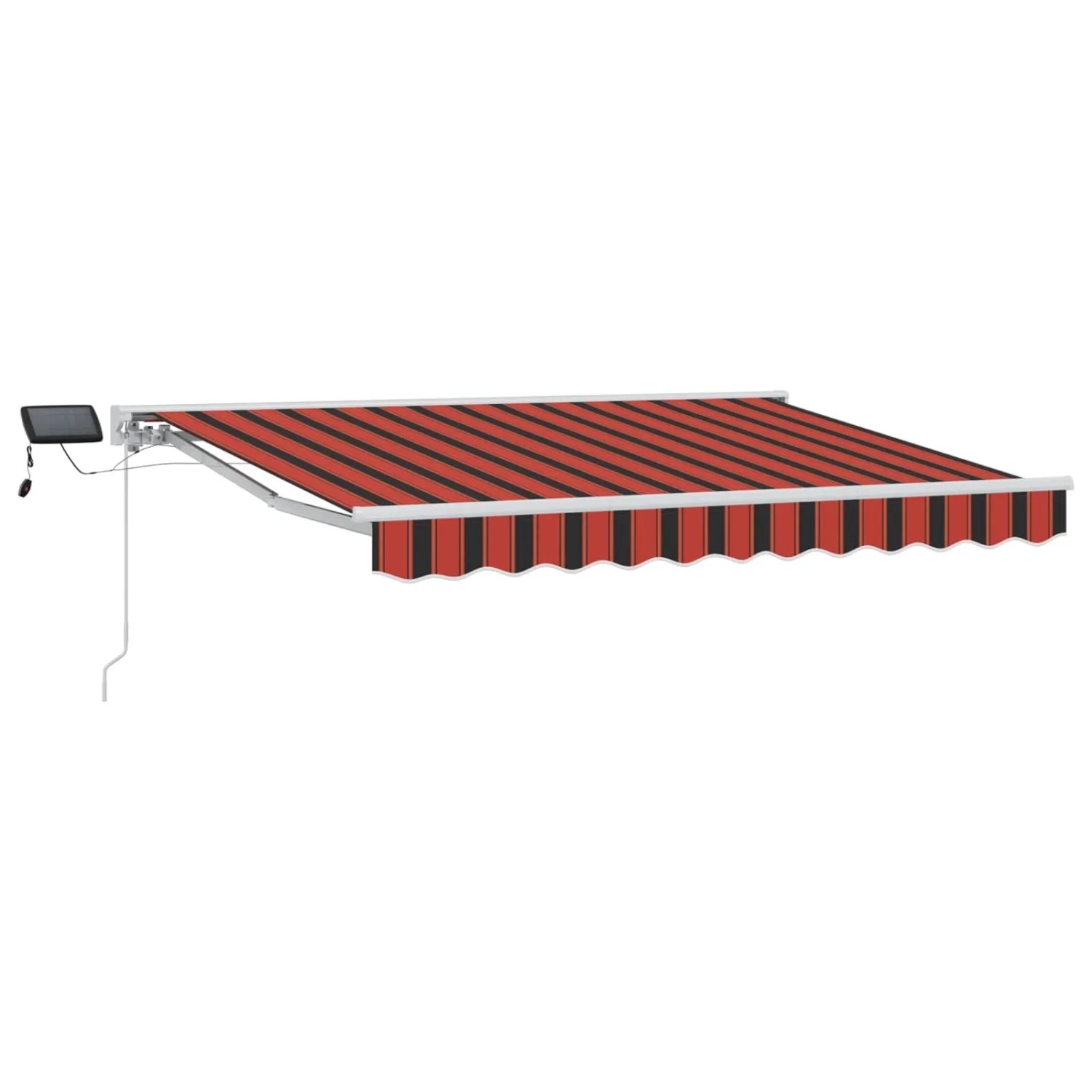 vidaXL Manueller Markisenrahmen mit LEDs 3,5 x 2,5 m 3420595