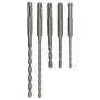 Makita Bohrer-Set für Kombihammer, SDS-Plus Aufnahme, verschiedene Größen.