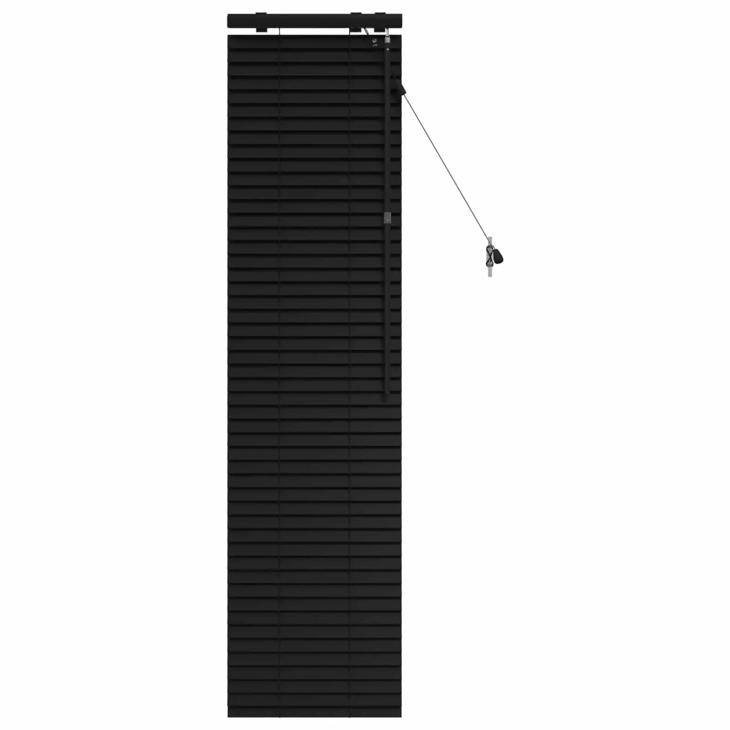 vidaXL Venezianische Jalousie Schwarz 40 x 160 cm 35 mm 42015479