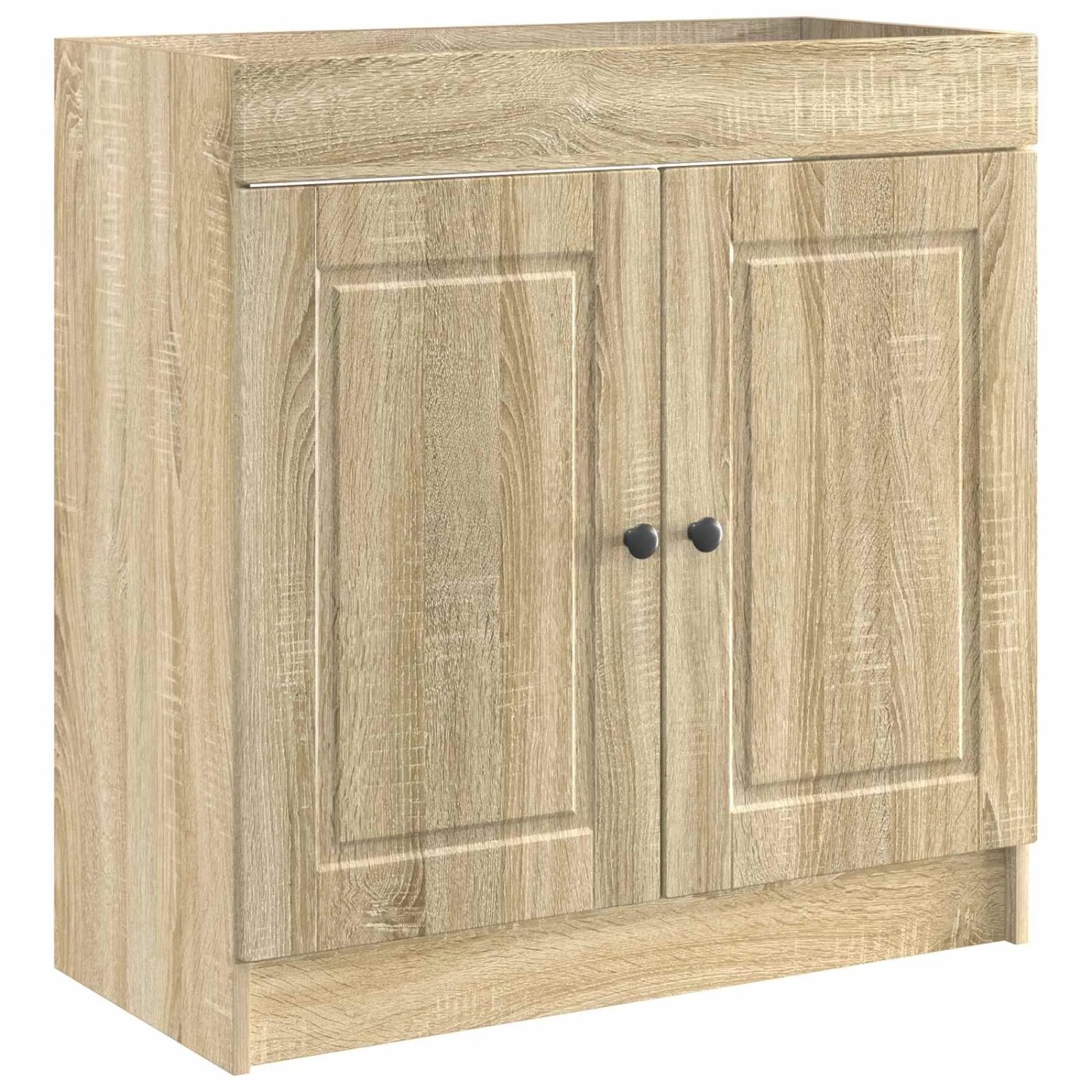 vidaXL Unter dem Waschbecken Badschrank Sonoma-Eiche 56 x 37,5 x 81 cm 890066