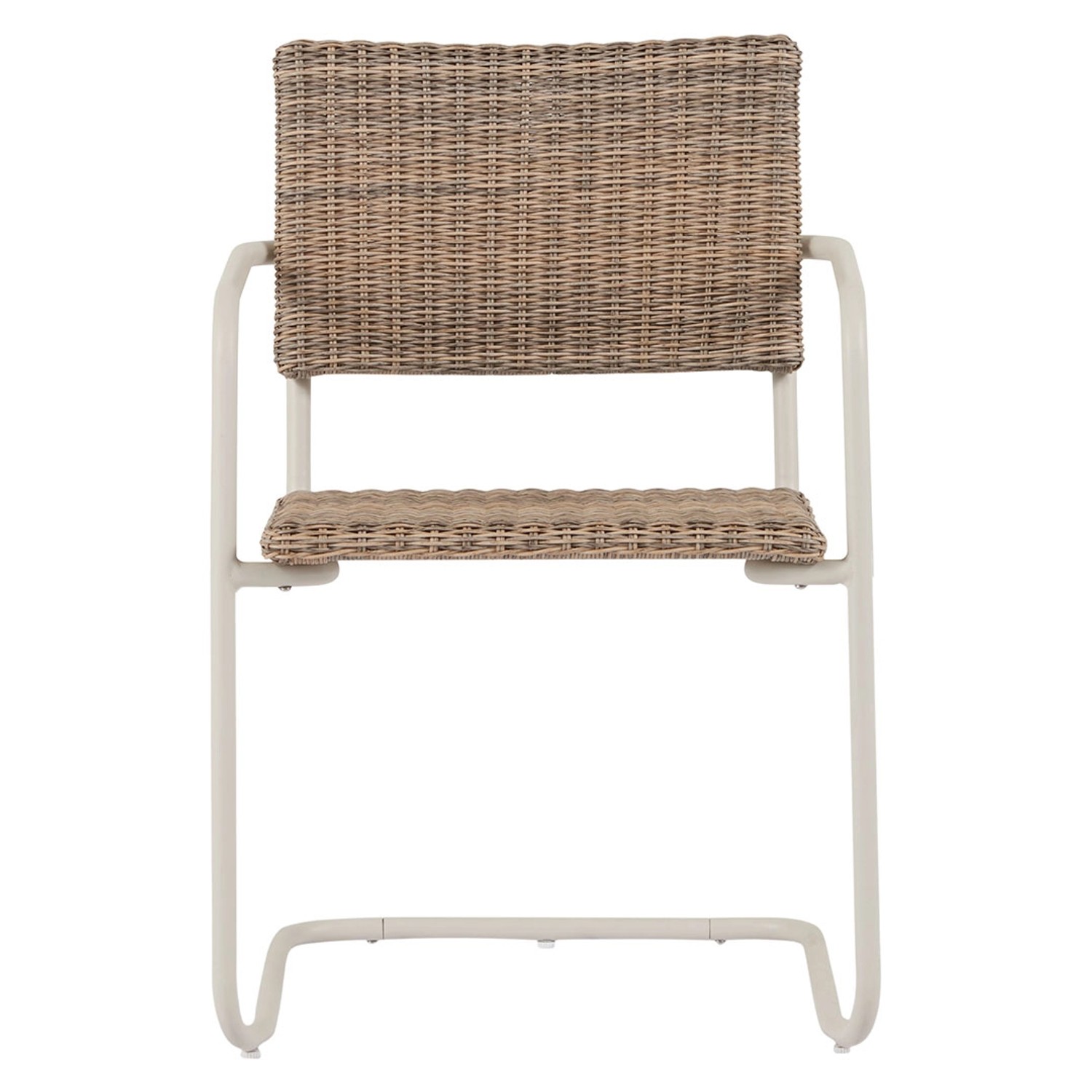 ebuy24 Camille Gartenstuhl Polyrattan Natur Grau günstig online kaufen