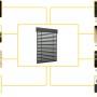 Schellenberg Raffstore Express mit Motor, 180x220 cm, Anthrazit. Sonnenschutz Rollo für Fenster & Fassade.