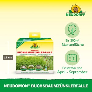 Neudorff Neudomon Buchsbaumzünslerfalle zur Schädlingsbekämpfung im Garten.