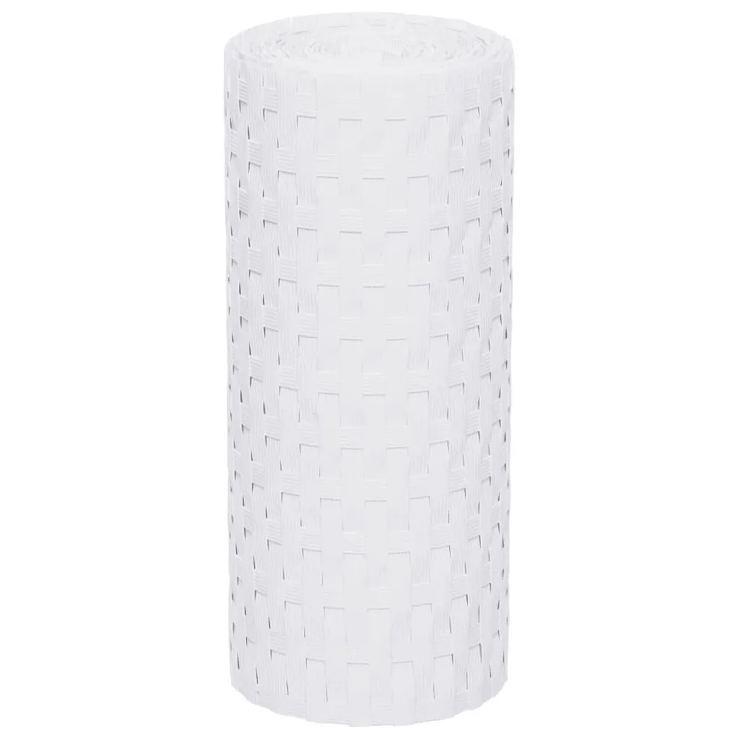 vidaXL Balkon-Sichtschutze 10 Stk Weiß 255x19 cm Poly Rattan 156313 günstig online kaufen