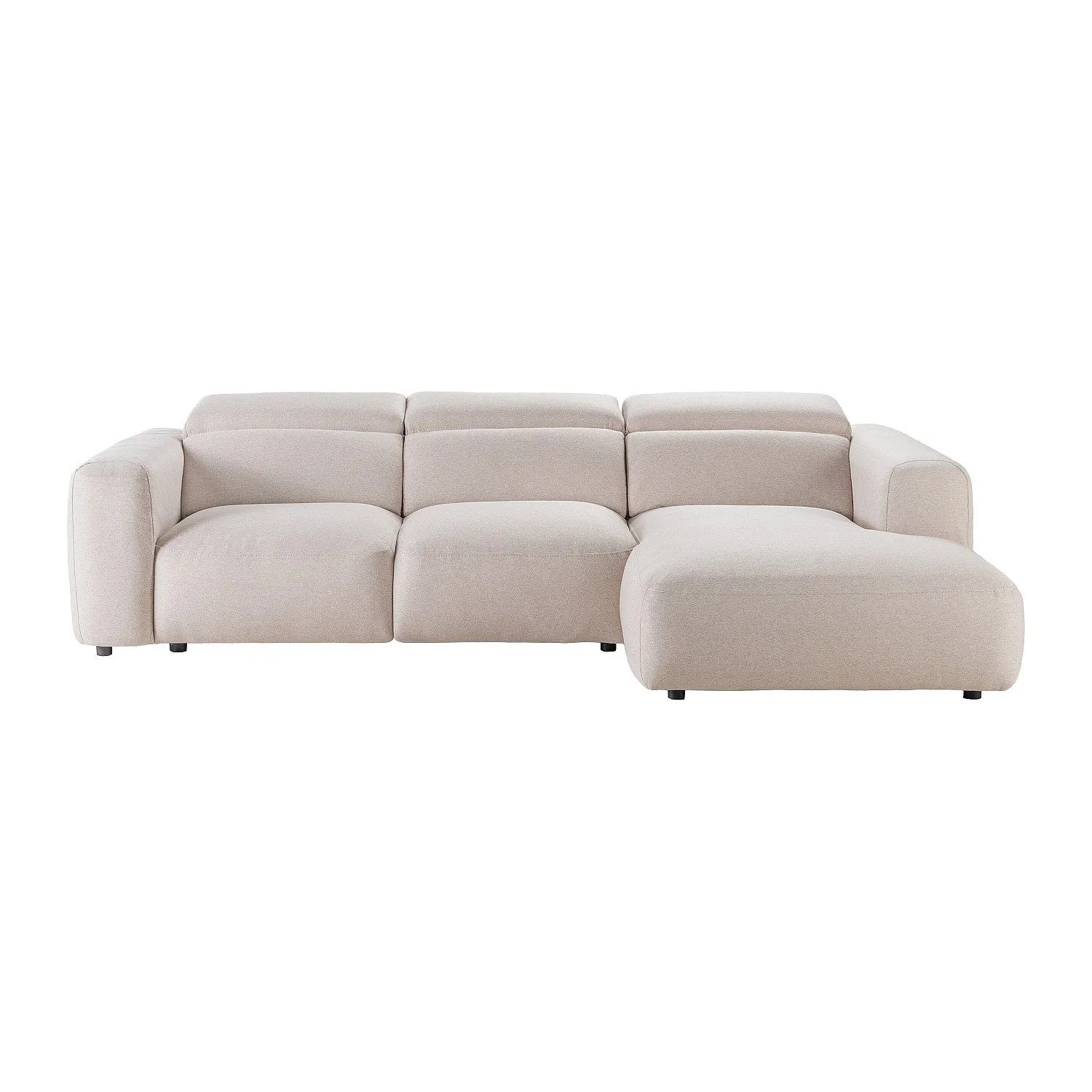 Vente-unique Sofa Ohne Schlafmöglichkeit Nelorim Beige 279 cm