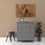Bricoflor Deko Bild Baumstamm, braunes 3D Leinwandbild mit Baum-Motiv im Wohnzimmer.