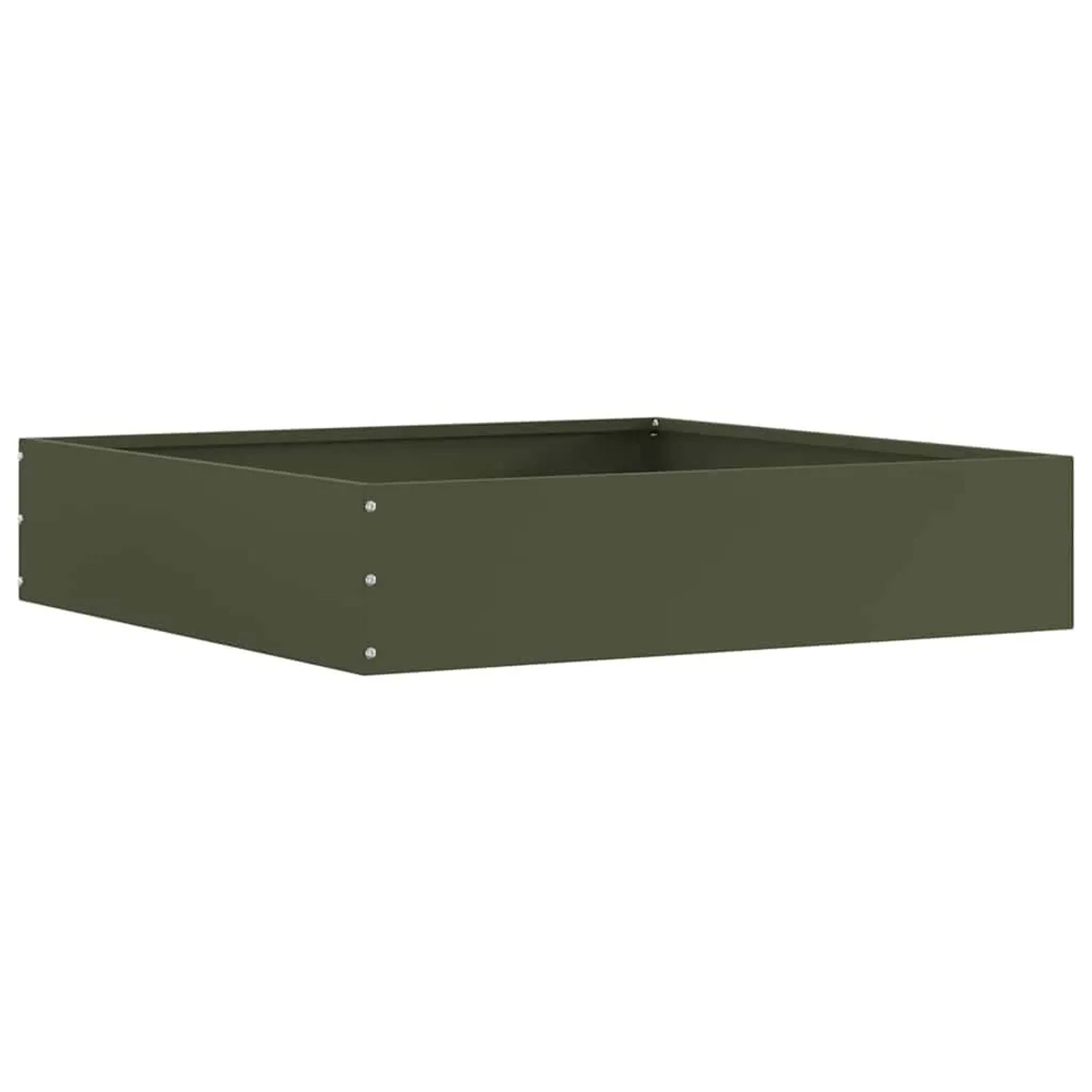 vidaXL Raseneinfassung Olive Grün 60 x 60 x 13 cm Stahl 874736