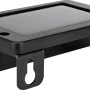 Schwarze LED Solar-Wandleuchte im 2er-Set, Detailansicht.