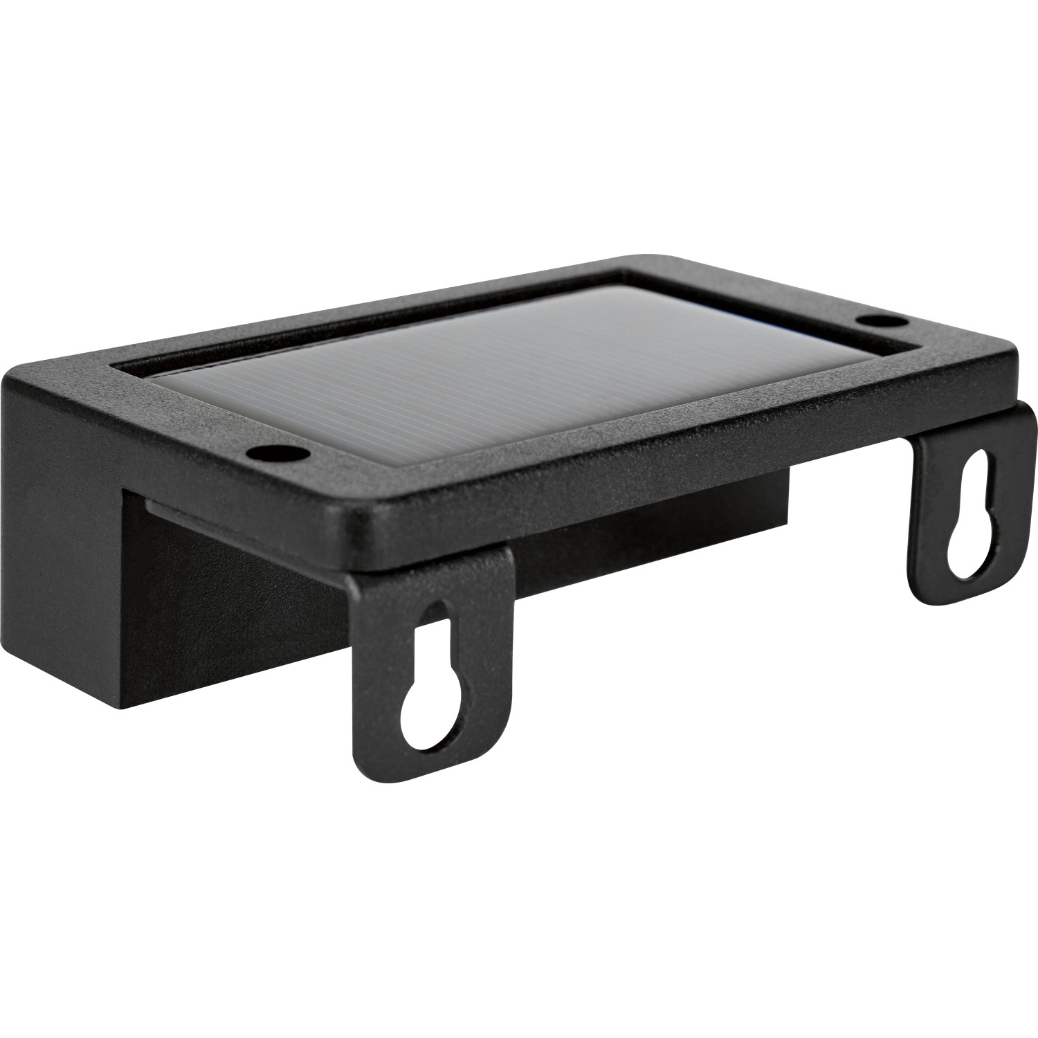Schwarze LED Solar-Wandleuchte im 2er-Set, Detailansicht.
