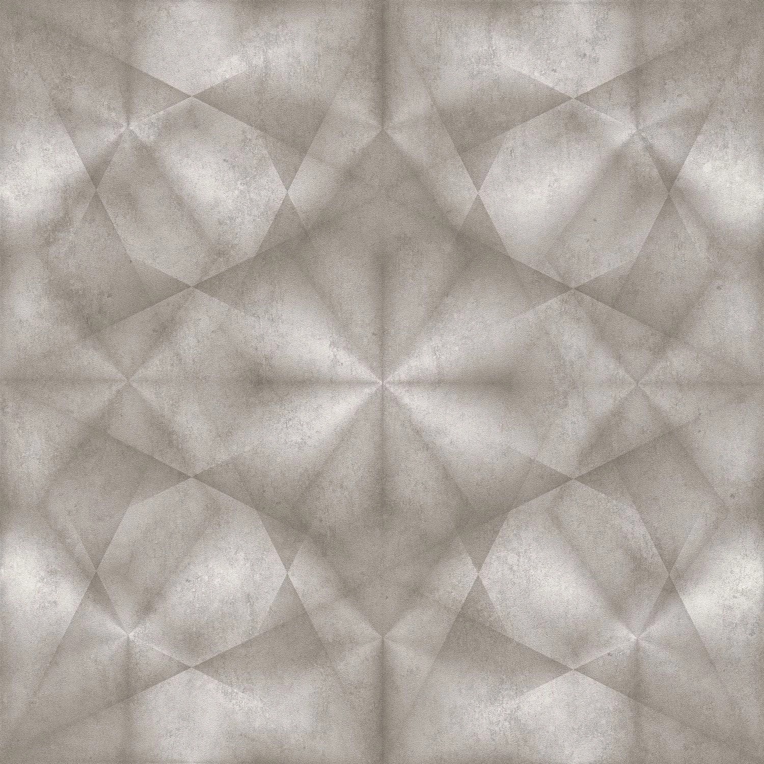 PROFHOME 386923-GU 3D Tapete Grafisch Schimmernd Braun Taupe Beige-Grau 0,5 günstig online kaufen