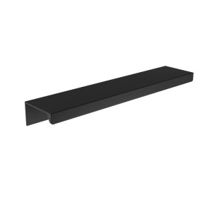Fackelmann Griffleiste 15 cm schwarz aus Aluminium. Elegantes Badmöbel-Zubehör für Küchen und Badezimmer. Modernes Design.
