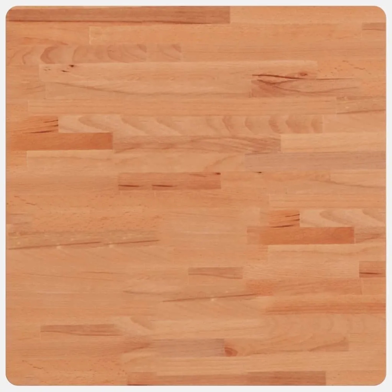 vidaXL Tischplatte 60x60x1,5 cm Quadratisch Massivholz Buche 355968