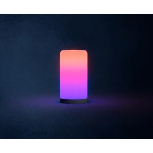 Eglo LED Tischleuchte RGBIC, dimmbare Lampe mit Farbwechsel für stimmungsvolles Licht.