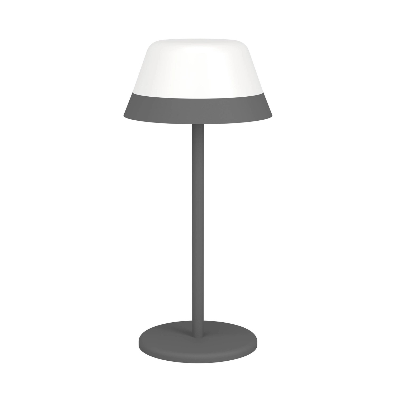 EGLO LED Außen-Tischlampe Meggiano Grau-Weiß kabellose Touch-Funkt. RGBW IP günstig online kaufen