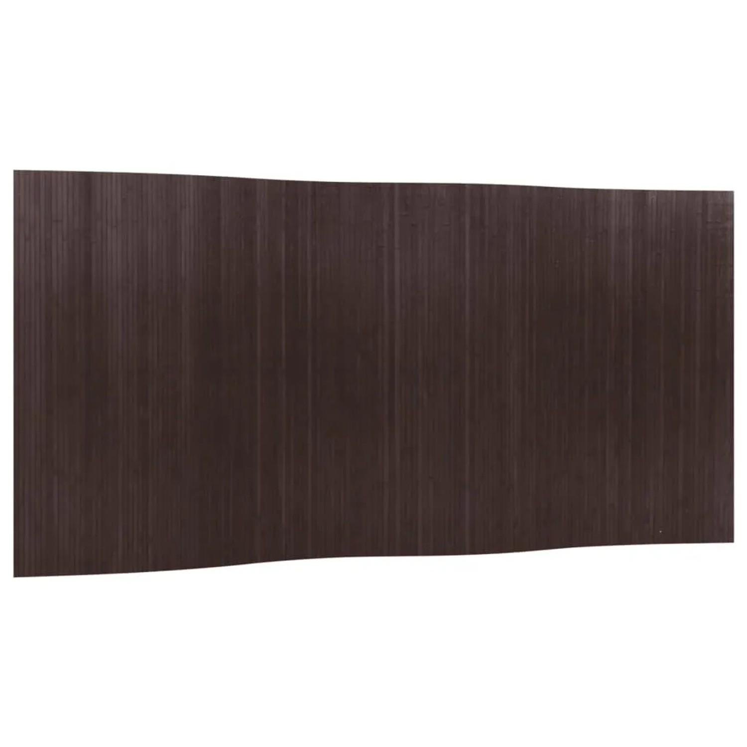 vidaXL Paravent Dunkelbraun Breite 400 cm Höhe 165 cm Bambus 377002