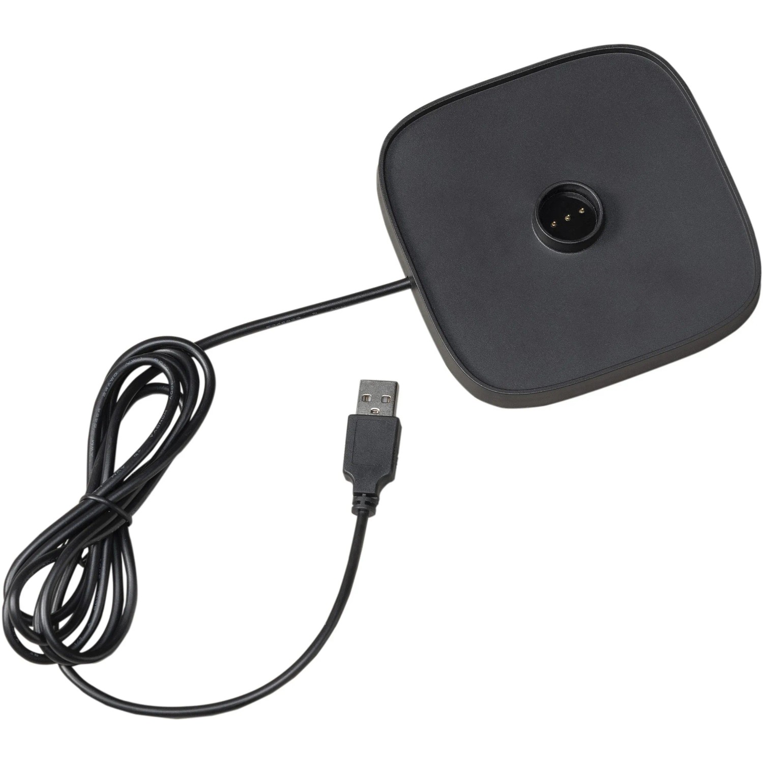 Ladestation für Konstsmide Capri LED-Tischleuchte, schwarz, mit USB-Kabel.