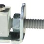 Detailaufnahme Floracord Seilspanntechnik Universal Chrom: Abspannsystem mit Edelstahlseil.