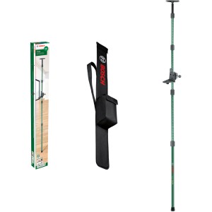 Bosch Teleskopstange TP 320 mit Tasche, regulierbar von 106 cm bis 320 cm.