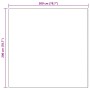 vidaXL Kunstfell Hasen Teppich Olite Creme 200 x 200 cm Polyester 42021665_10